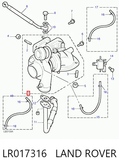 Do koszyka Turbina Land Rover Discovery II LJ ,LT