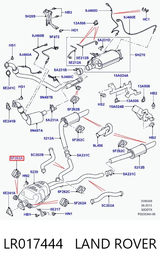 LR017444 Land Rover