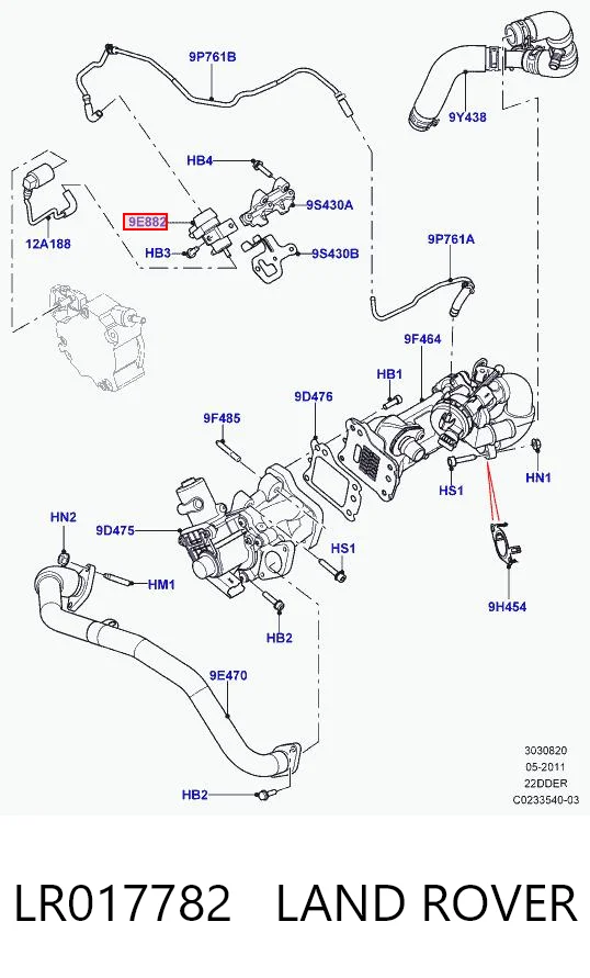 LR017782 Land Rover