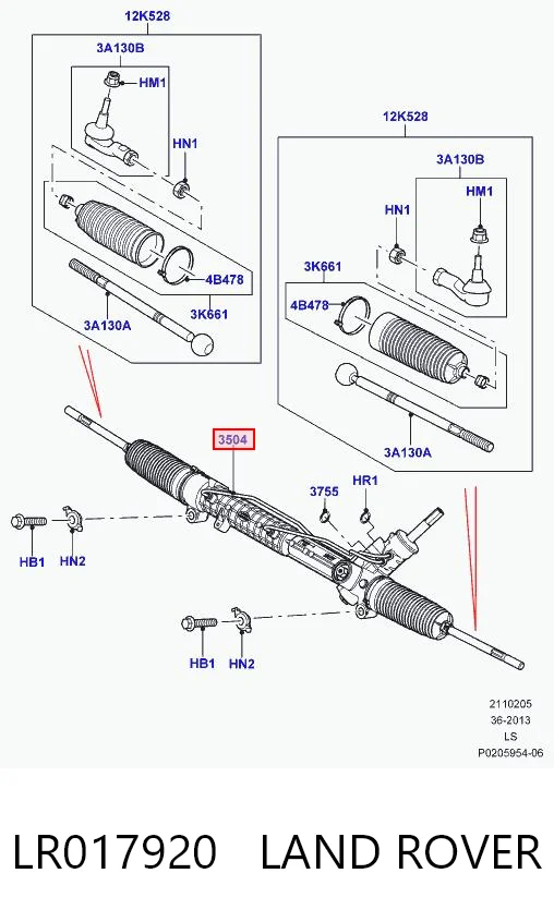 LR017920 Land Rover
