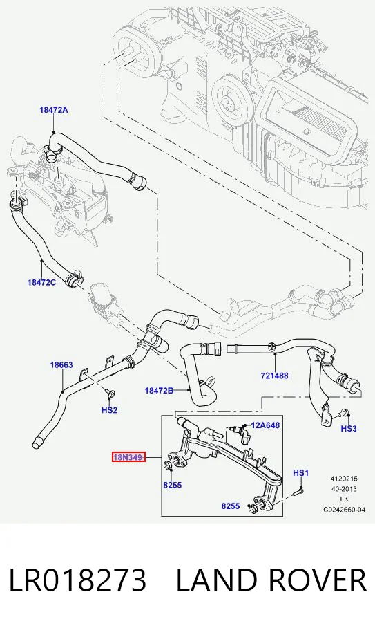 LR018273 Land Rover 