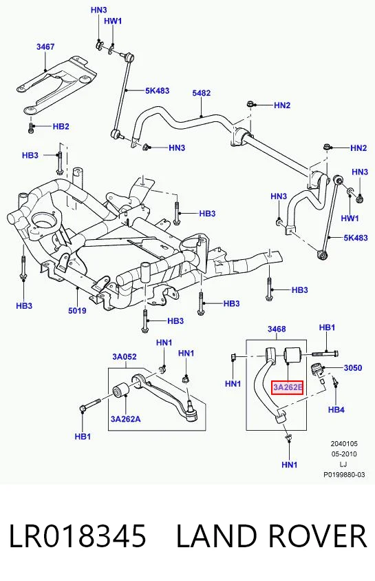 LR018345 Land Rover