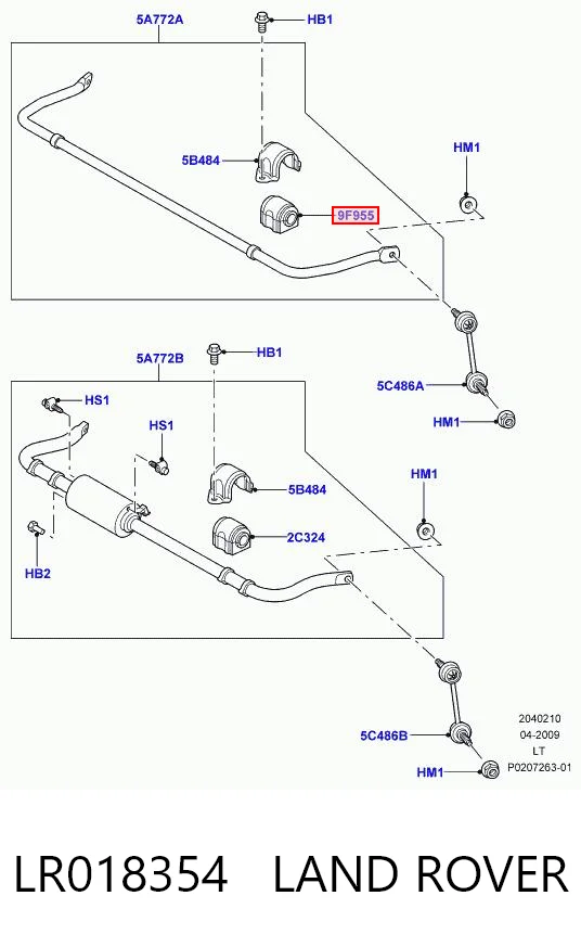 LR018354 Land Rover
