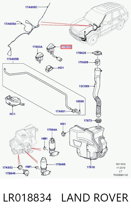 LR018834 Land Rover