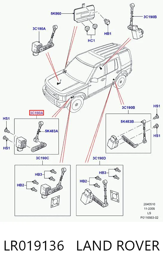 LR019136 Land Rover