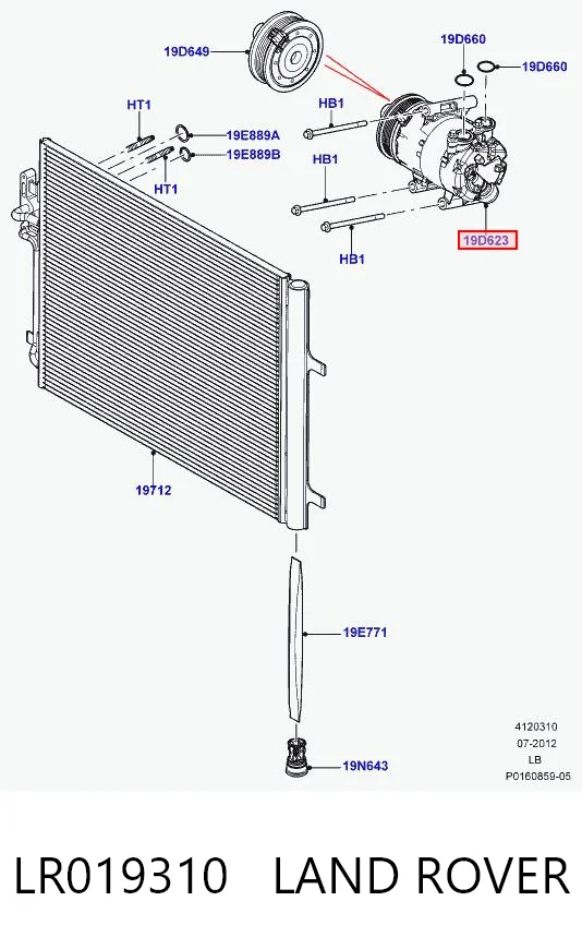 LR019310 Land Rover