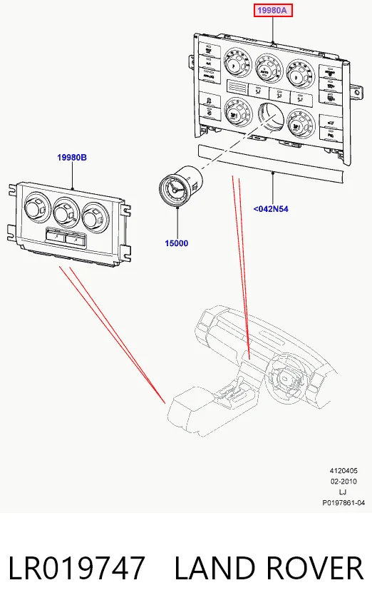 Sterownik trybów ogrzewania/klimatyzacji Land Rover Range Rover III SUV (L322) (2010 - 2012) cena, od 1421,17 USD