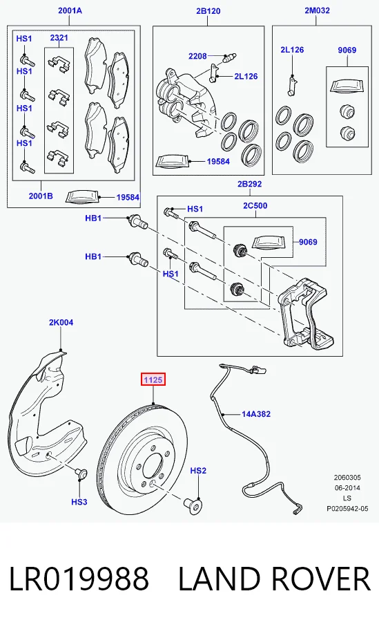 LR019988 Land Rover