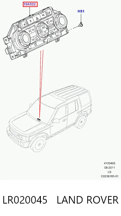 Kupić Sterownik trybów ogrzewania/klimatyzacji Land Rover Discovery IV L319 w dobrej cenie
