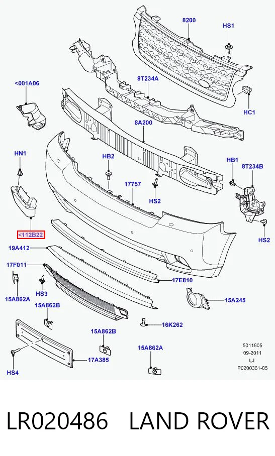 LR020486 Land Rover