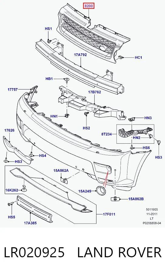 LR020925 Land Rover