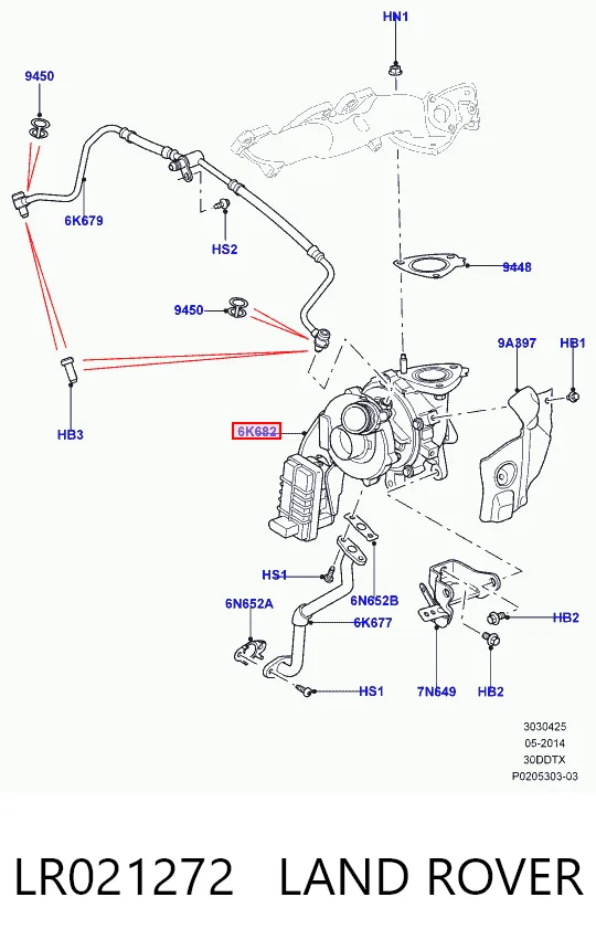 Turbina Land Rover Discovery IV