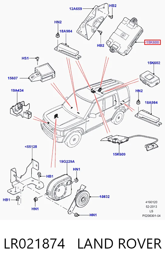 Do koszyka DPLA19H440AD Land Rover 