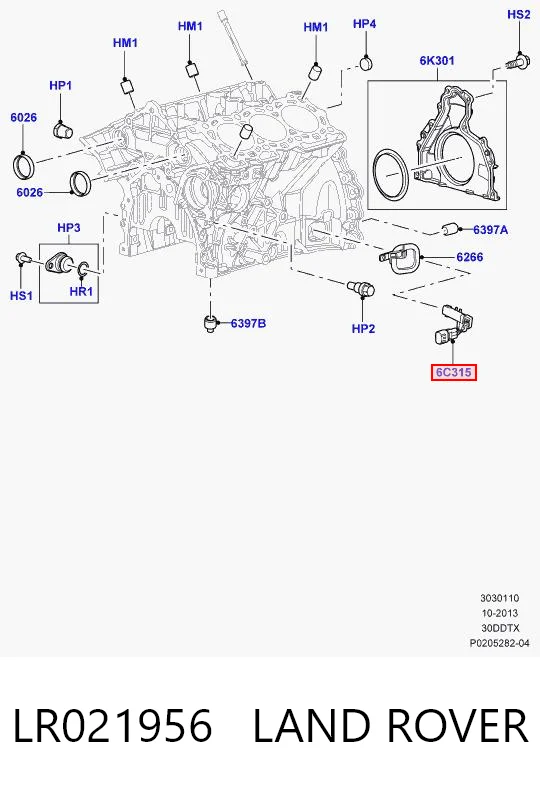 Kupić Czujnik położenia wału korbowego Land Rover Range Rover III L322 w dobrej cenie