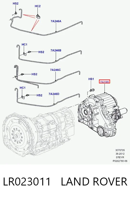 Skrzynia rozdzielcza do Land Rover Discovery III LR3