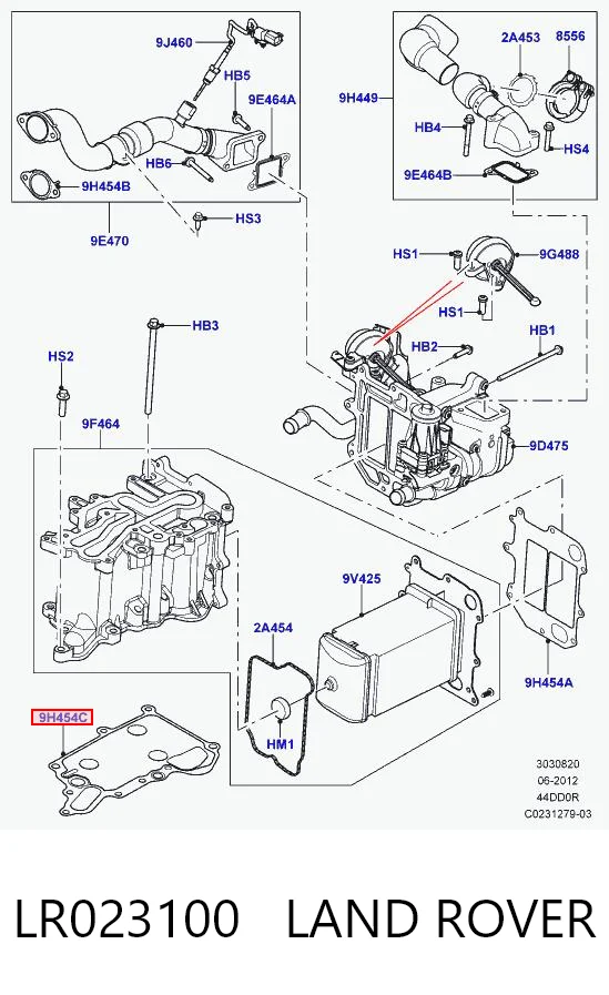 LR023100 Land Rover