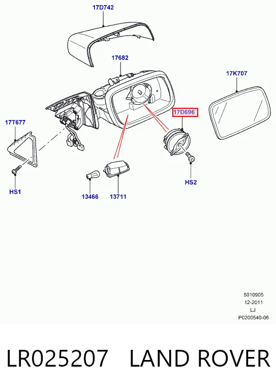 LR025207 Land Rover