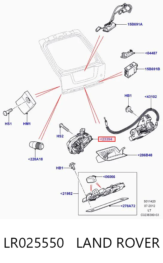 LR025550 Land Rover