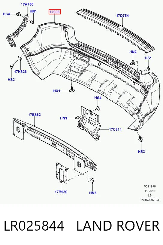 LR025844 Land Rover