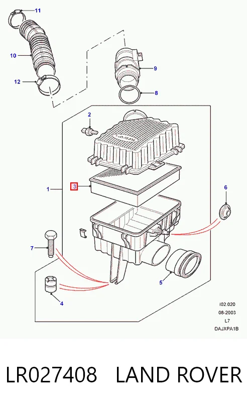 LR027408 Land Rover