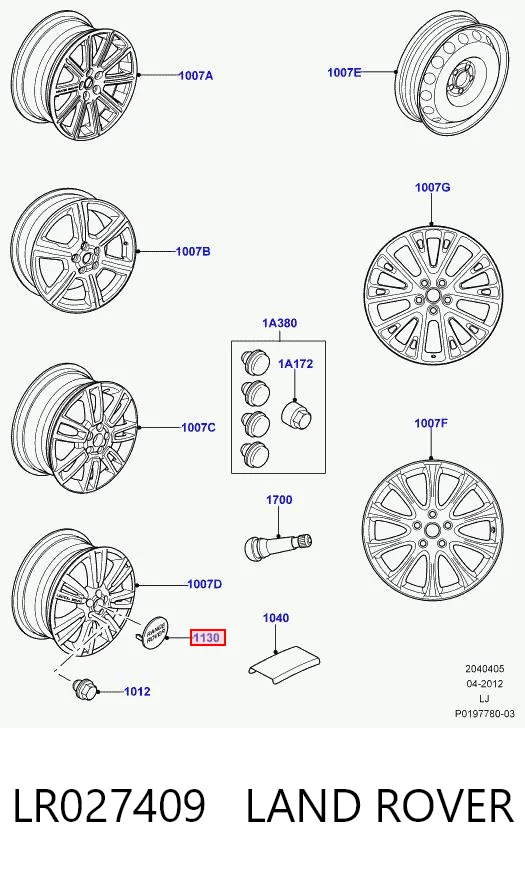 LR027409 Land Rover
