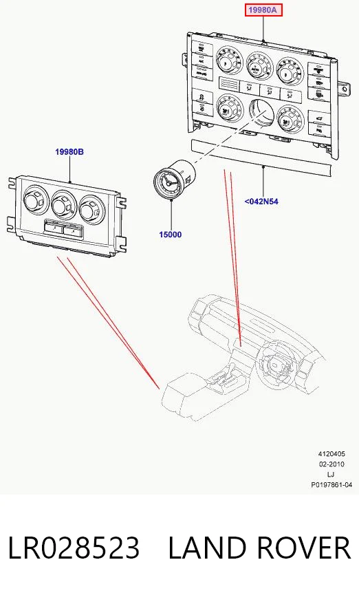 Sterownik trybów ogrzewania/klimatyzacji Land Rover Range Rover III SUV (L322) (2010 - 2012) cena, od 1421,17 USD