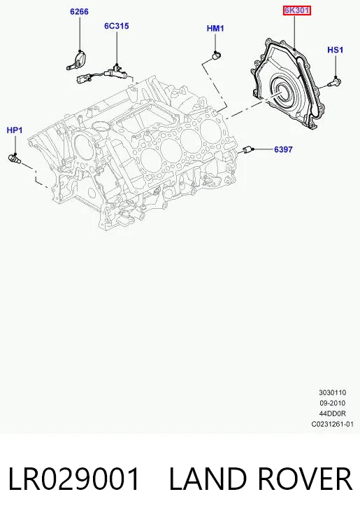 LR029001 Land Rover