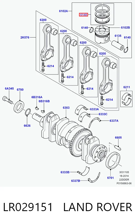 MN982121 Mitsubishi Pierścienie tłokowe sprężarki na 1 cylinder, STD