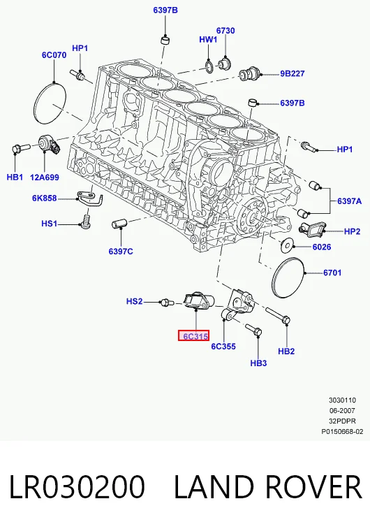  Czujnik położenia wału korbowego Volvo S60 2