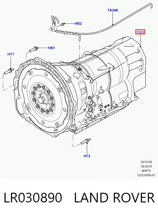 Automatyczna skrzynia biegów, kompletna do Land Rover Range Rover III L322