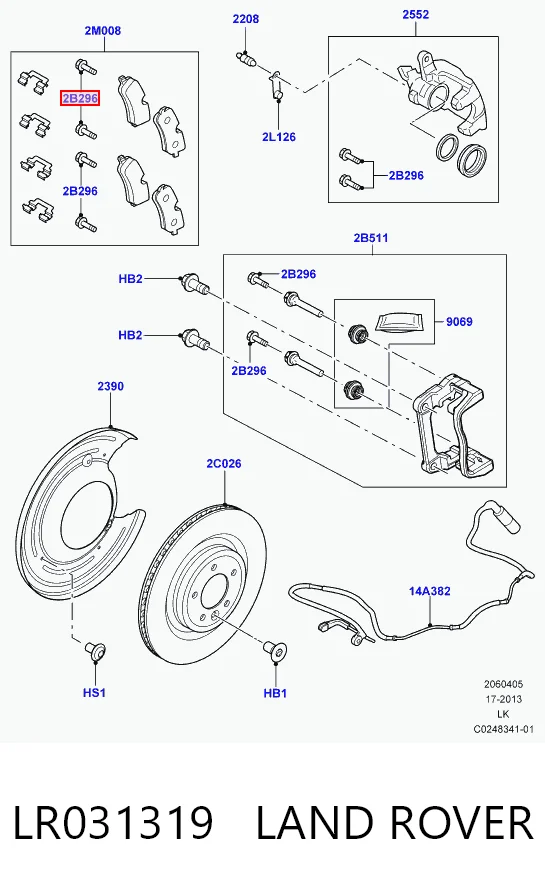 LR031319 Land Rover