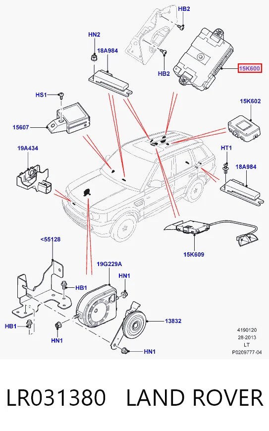  DPLA19H440AD Land Rover