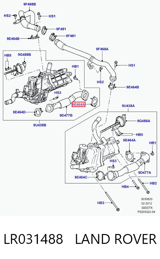 LR031488 Land Rover