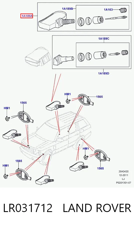 LR031712 Land Rover
