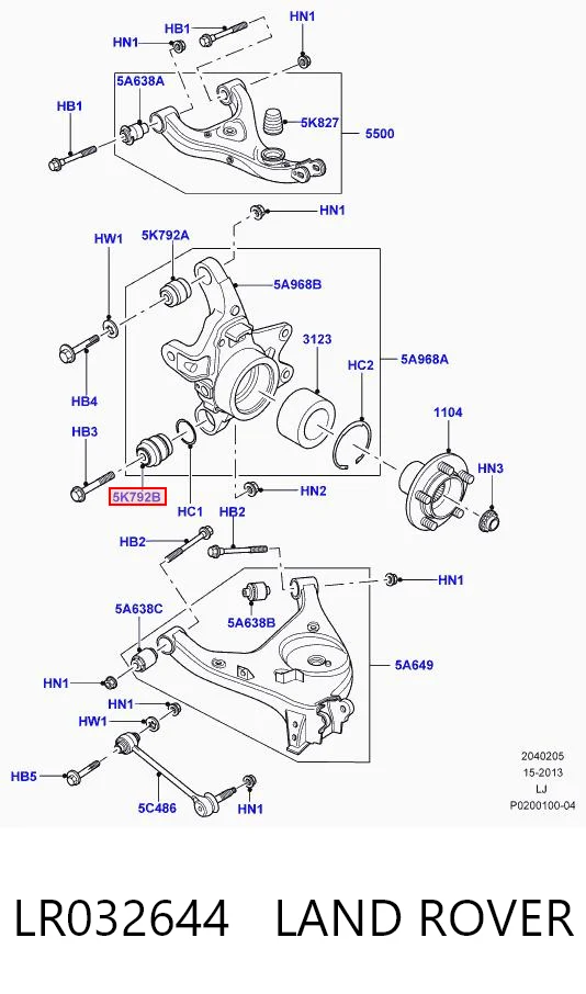 LR032644 Land Rover