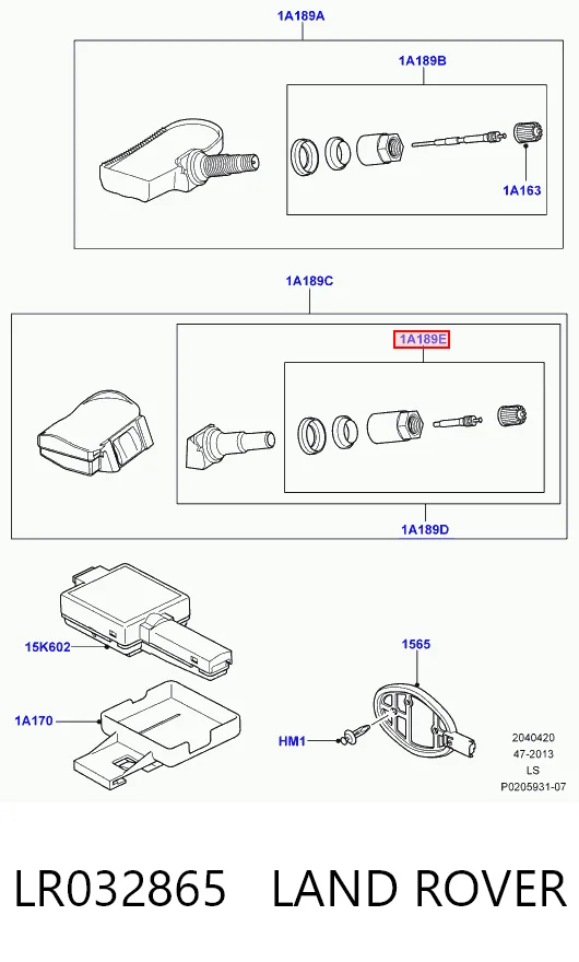 LR032865 Land Rover