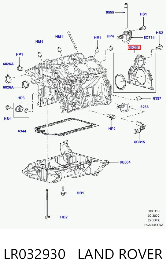 LR032930 Land Rover