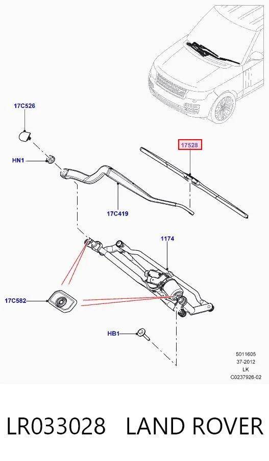 LR033028 Land Rover