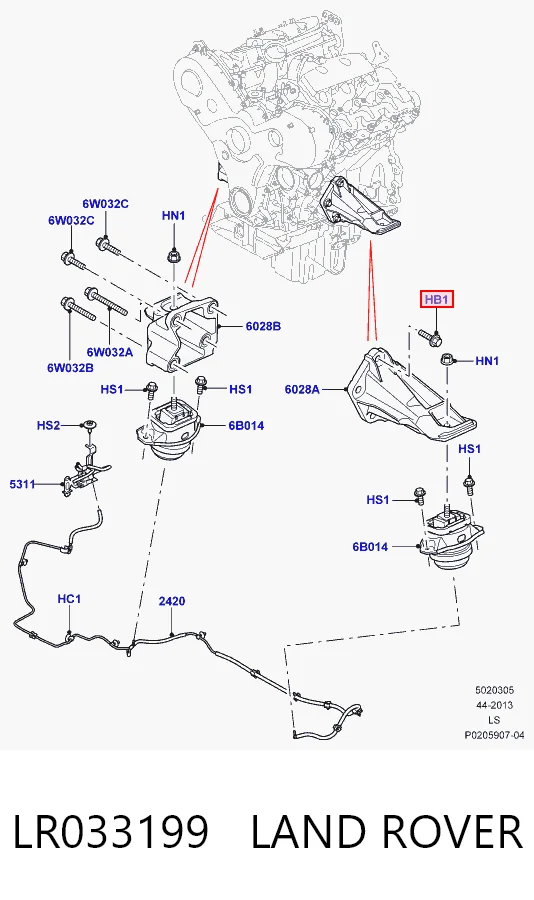 LR033199 Land Rover