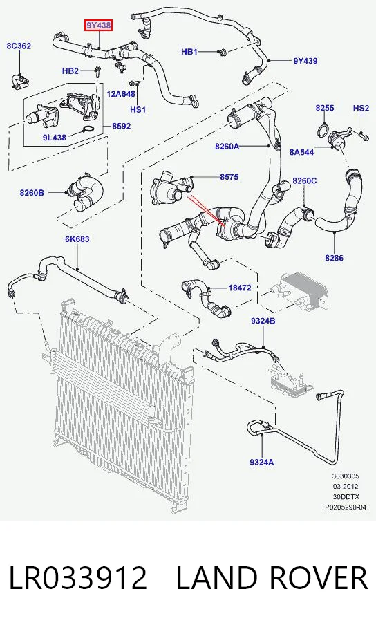 LR033912 Land Rover