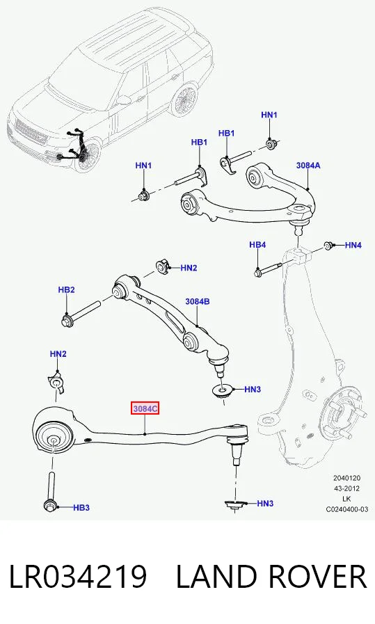 LR034219 Land Rover