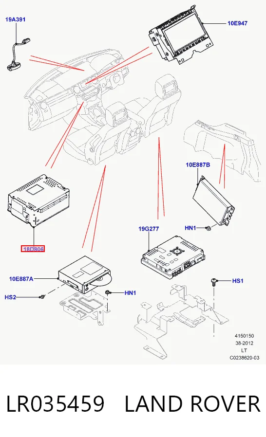 Stabilizator przedni do Land Rover Range Rover IV L405