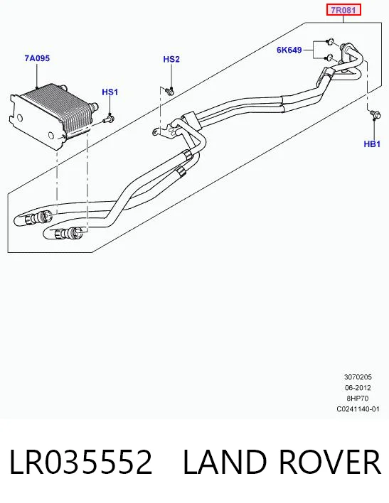 LR035552 Land Rover