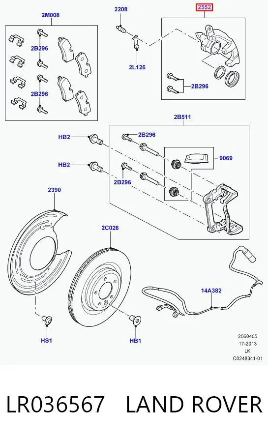 LR036567 Land Rover