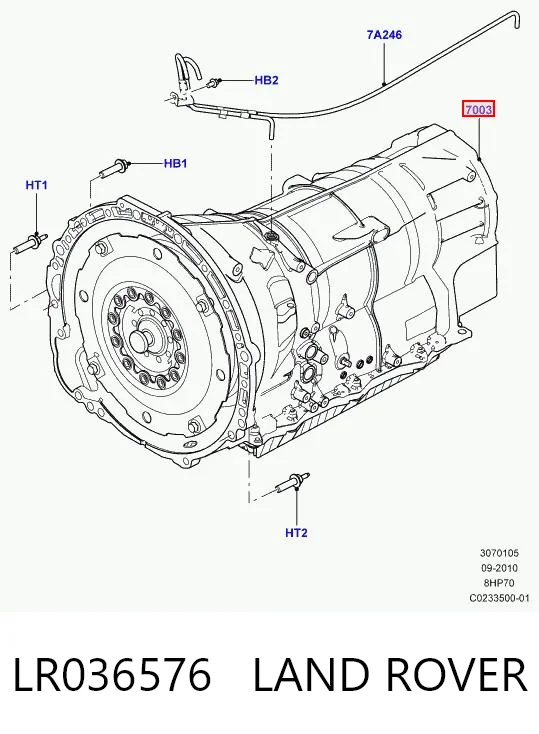 Automatyczna skrzynia biegów, kompletna Land Rover Range Rover III SUV (L322) (2010 - 2012) cena, od 22223,66 USD