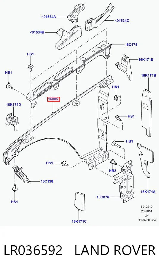 Kupić Błotnik przedni lewy Land Rover Range Rover IV L405 w dobrej cenie