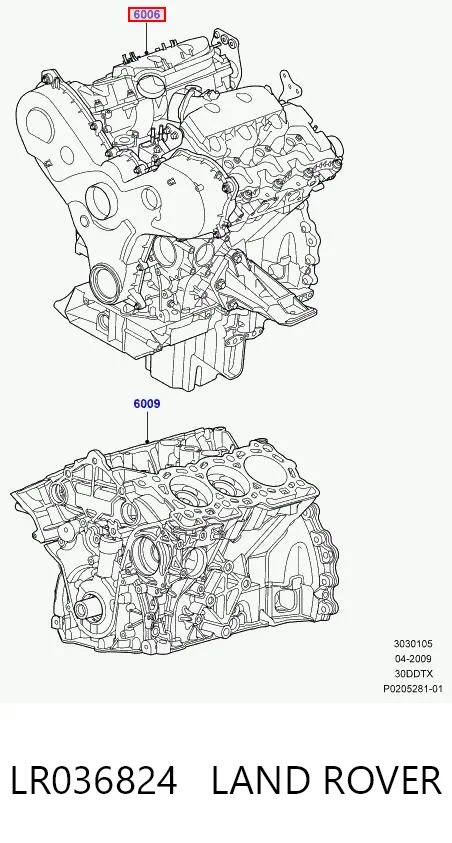 Silnik w komplecie Land Rover Discovery IV SUV (L319) (2009 - 2018) cena, od 1607,32 USD