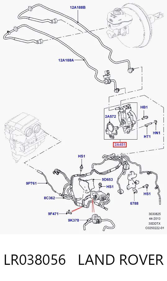 Pompa podciśnienia do Land Rover Range Rover SPORT II L494