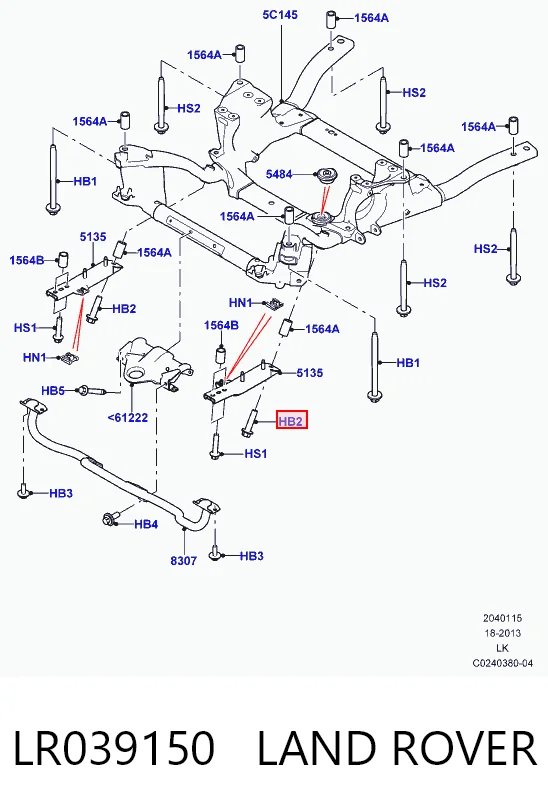 LR039150 Land Rover