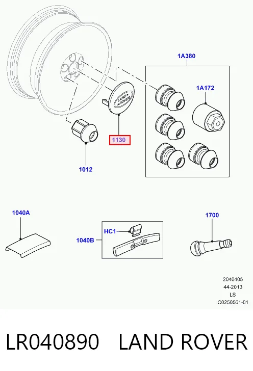 LR040890 Land Rover
